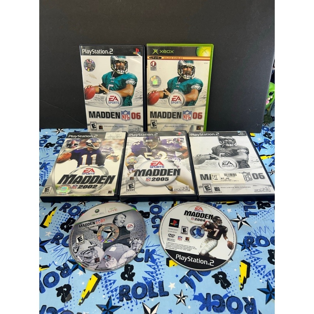 Lot of ps2 madden games